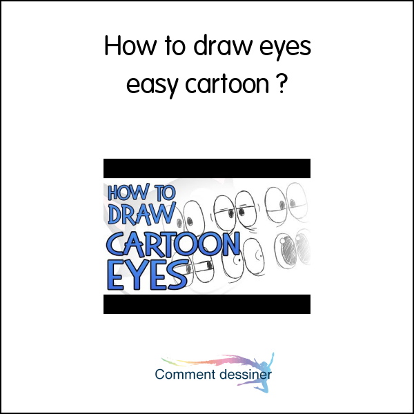 How to draw eyes easy cartoon